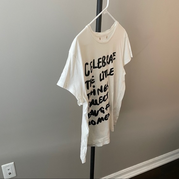 Zara white 100% cotton tshirt - Picture 2 of 2